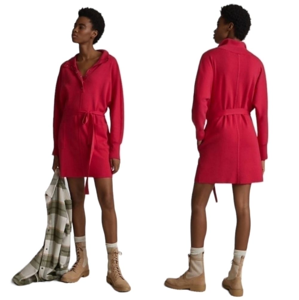 Daily Practice by Anthropologie Polo Knit Mini Dress